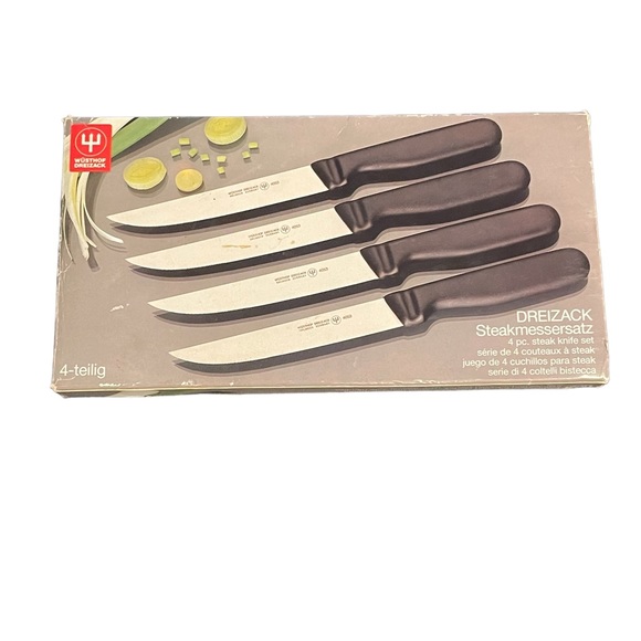 Wusthof Dreizack 4 Solingen Germany Knife Set 4053